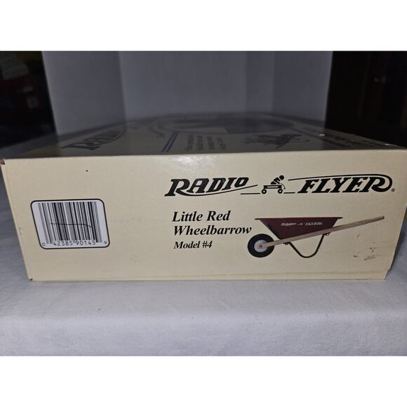 Radio Flyer Little Red Wheelbarrow Model #4 NEW - Picture 2 of 3